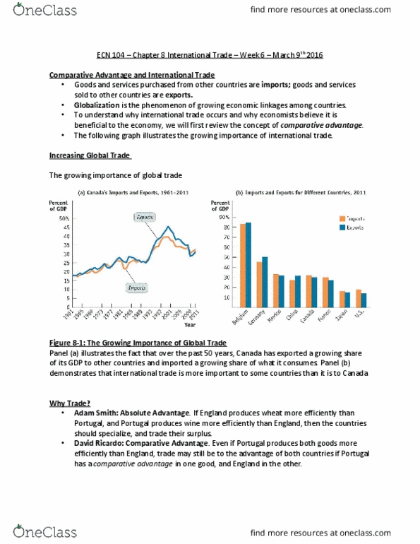 ECN 104 Lecture Notes - Lecture 8: Import Quota, North American Free Trade Agreement, Offshore Outsourcing thumbnail