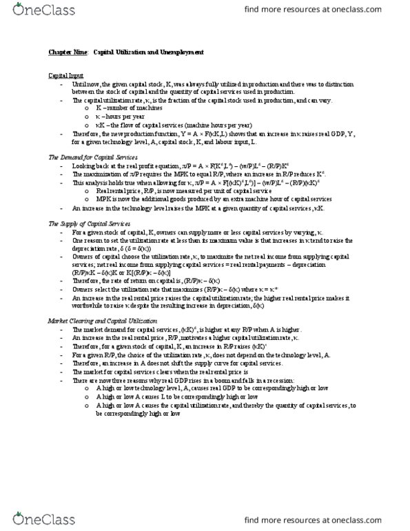 ECON302 Lecture Notes - Lecture 12: Dissociation Constant, W. M. Keck Observatory, Real Wages thumbnail