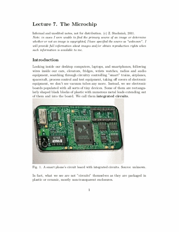 NATS 1700 Lecture Notes - Federico Faggin, Mit Press, Stanley Mazor thumbnail