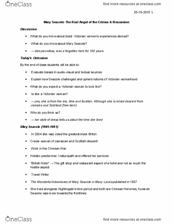 HIS310H5 Lecture Notes - Lecture 4: 18 Months, Biasing, Travel Literature thumbnail