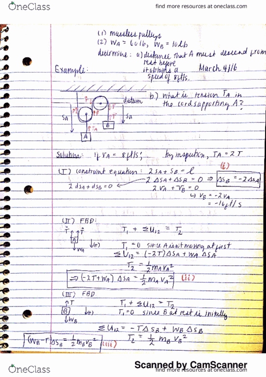 EN PH131 Lecture 22: Using Work and Energy to Solve Constrained Motion Problem thumbnail