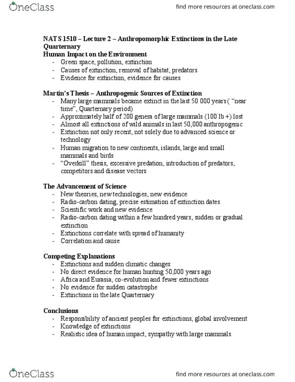 NATS 1510 Lecture Notes - Lecture 2: Technological Determinism, Mesoamerica, Radiocarbon Dating thumbnail