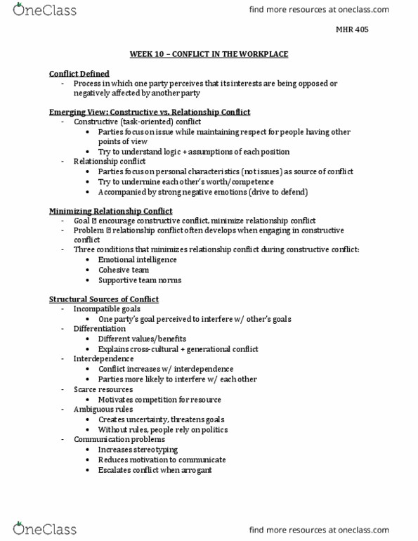 MHR 405 Lecture Notes - Lecture 10: Problem Solving, Common Application thumbnail