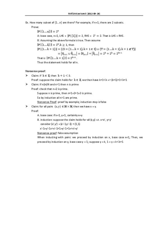 MAT246H1 Lecture Notes - Modular Arithmetic, Natural Number thumbnail