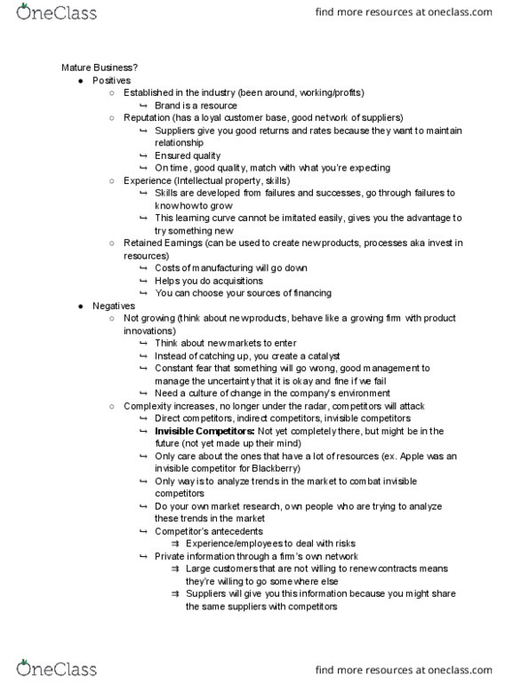 BSM 600 Lecture Notes - Lecture 1: Retained Earnings, Pest Analysis, Strategic Planning thumbnail