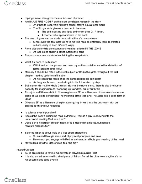 ENG 503 Lecture Notes - Lecture 9: Homo Sapiens thumbnail