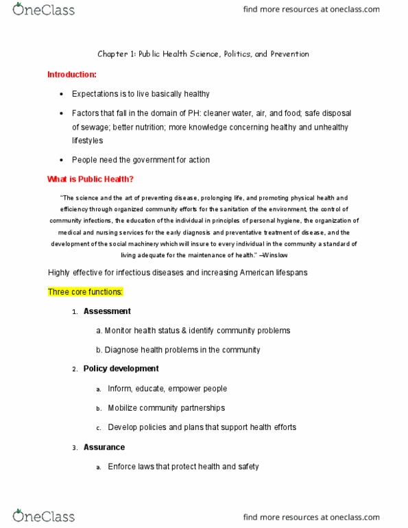 CRM/LAW C7 Lecture Notes - Lecture 1: Health Promotion, Cardiology, Occupational Safety And Health thumbnail
