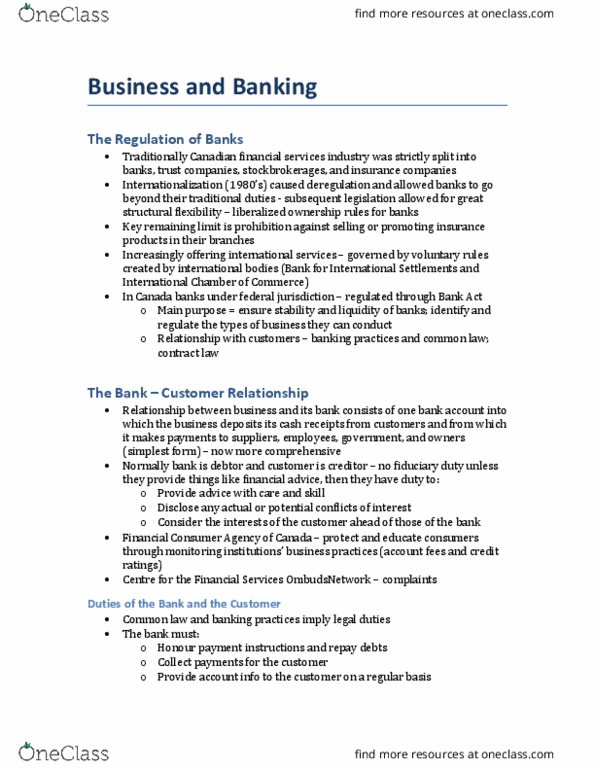 Management and Organizational Studies 2275A/B Chapter Notes - Chapter 25: Fiduciary, Disclose, Cheque thumbnail