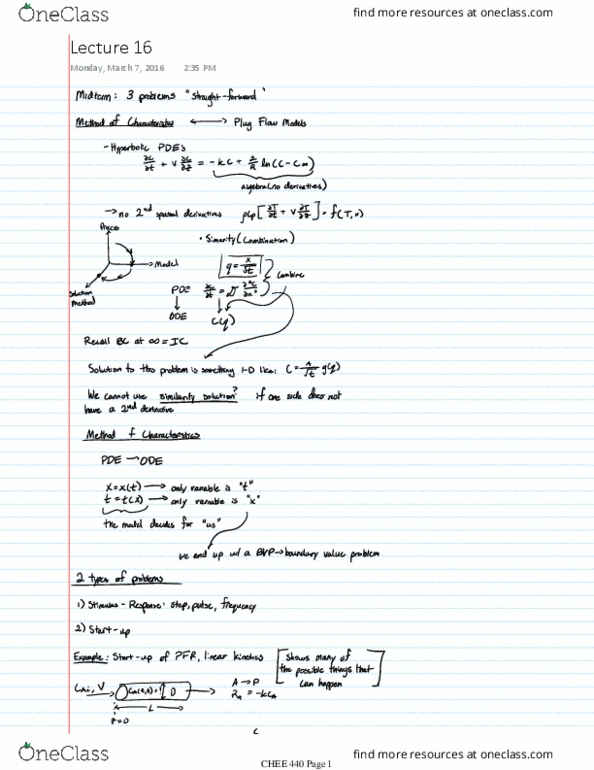 CHEE 440 Lecture Notes - Lecture 16: Decibel Watt thumbnail