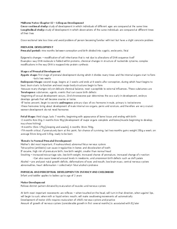 PSYA02H3 Chapter Notes - Chapter 12: Dementia, Fluid And Crystallized Intelligence, Dazed thumbnail