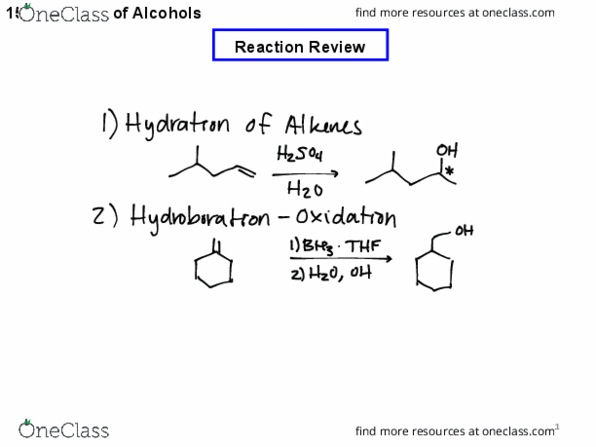 CHEM-2221 Lecture Notes - Lecture 15: Lithium Aluminium Hydride, Williamson Ether Synthesis, Fischer–Speier Esterification thumbnail