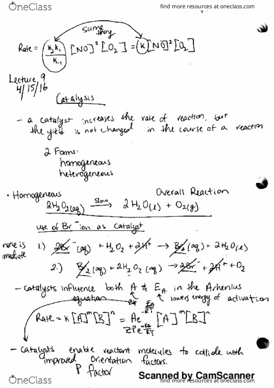 CHEM 14B Lecture 12: chem 14b lect 9 4-15 thumbnail