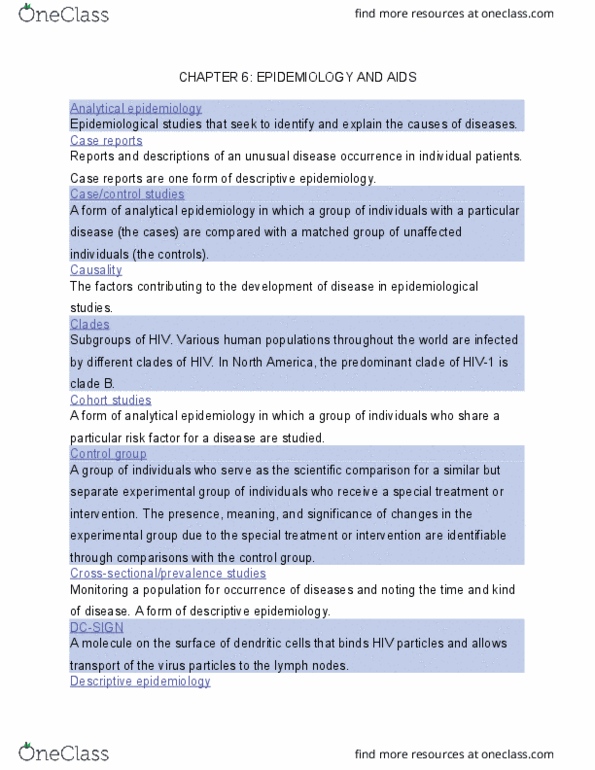 BIO SCI 45 Lecture Notes - Lecture 3: Subtypes Of Hiv, Antibody, Serostatus thumbnail