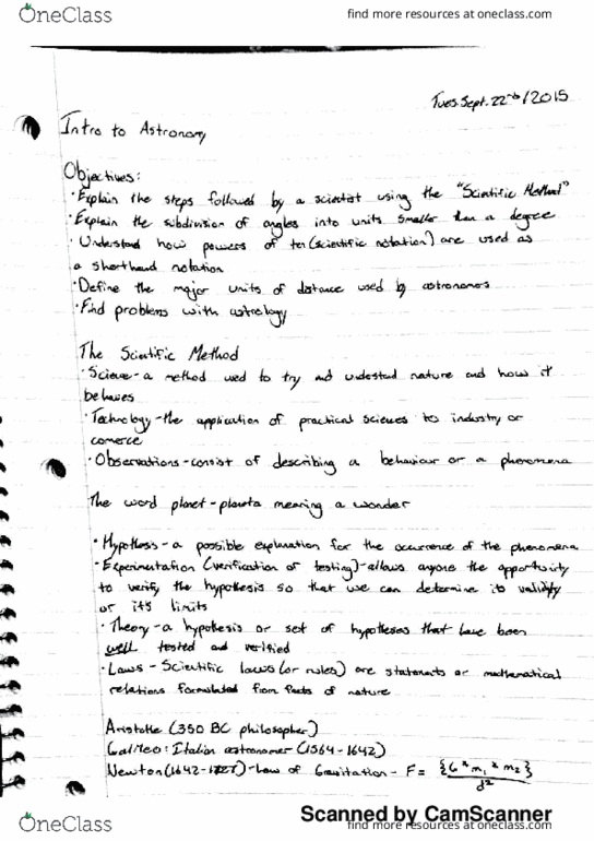 PHYS-1905EL Lecture Notes - Lecture 1: Races Of Starcraft, Astronomical Unit, Scientific Notation thumbnail