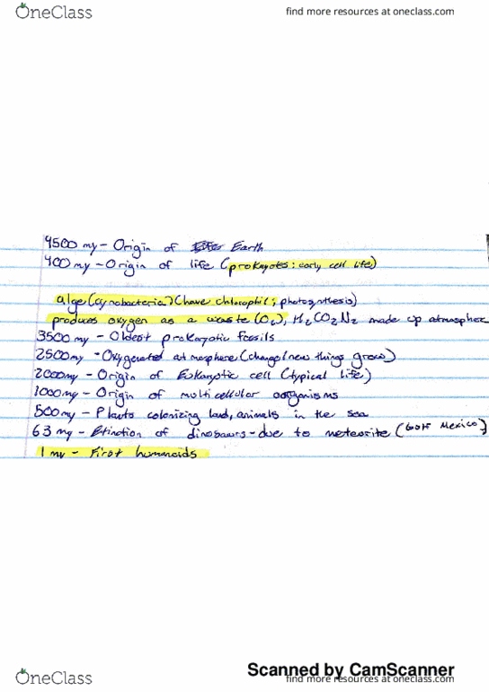 BIOL-1506EL Lecture 1: Biology Notes thumbnail