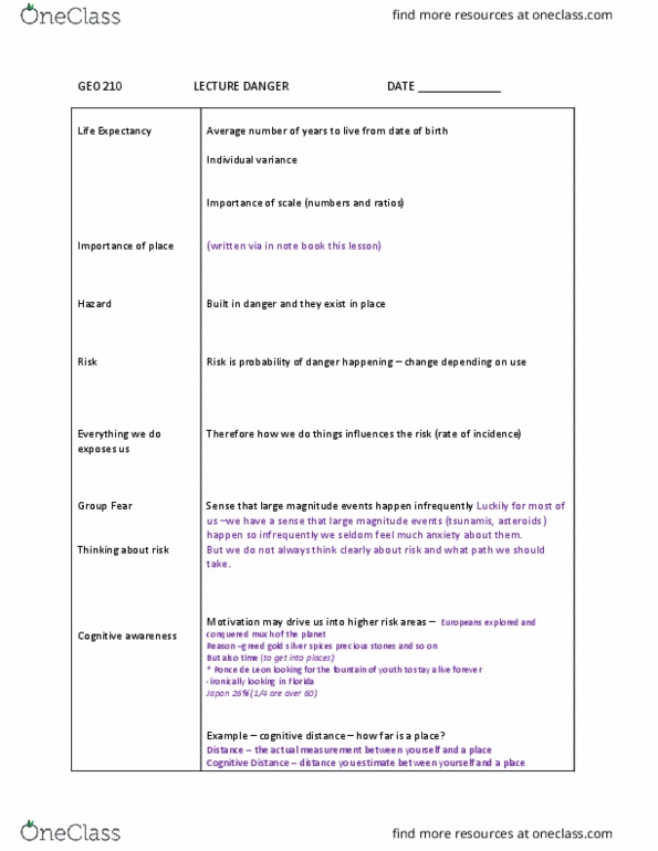 GEO 210 Lecture Notes - Lecture 2: Rogers Centre, Ilike, Europeana thumbnail