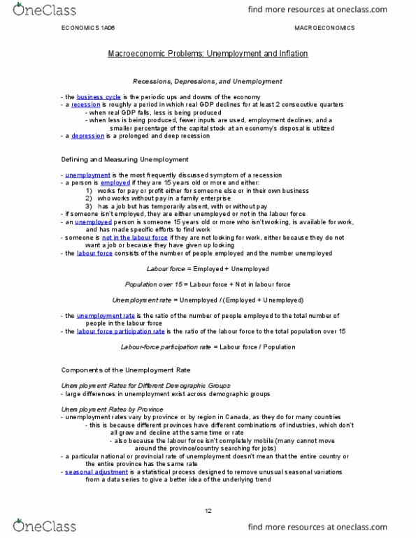 ECON 1B03 Lecture Notes - Lecture 8: Ksnt, Porton, Interest Rate thumbnail