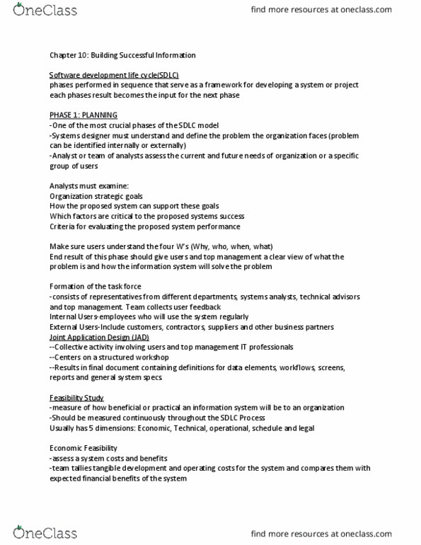 MGT 3061 Lecture Notes - Lecture 4: Pair Programming, Insourcing, Systems Analysis thumbnail