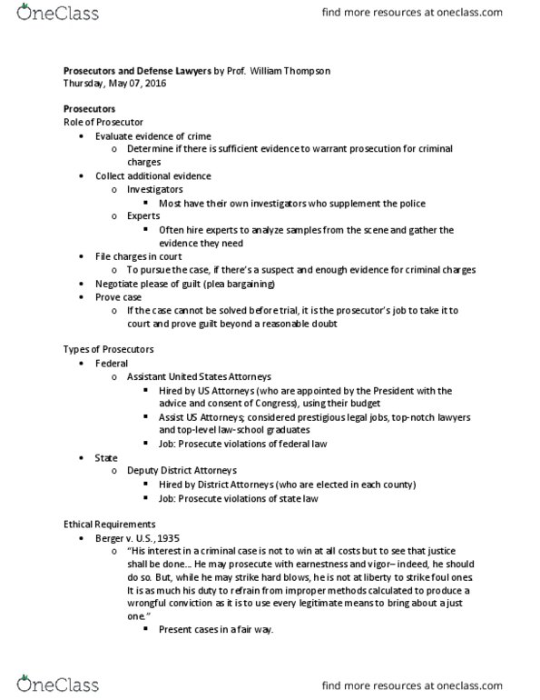 CRM/LAW C10 Lecture Notes - Lecture 12: Adversarial System, Perjury, Topnotch thumbnail