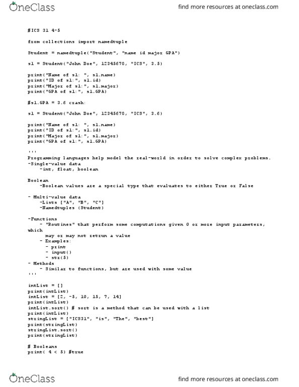 I&C SCI 31 Lecture 2: 4.5.16 Notes.py thumbnail