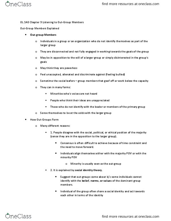 KS210 Lecture Notes - Lecture 9: Special Relationship, Expectancy Theory thumbnail