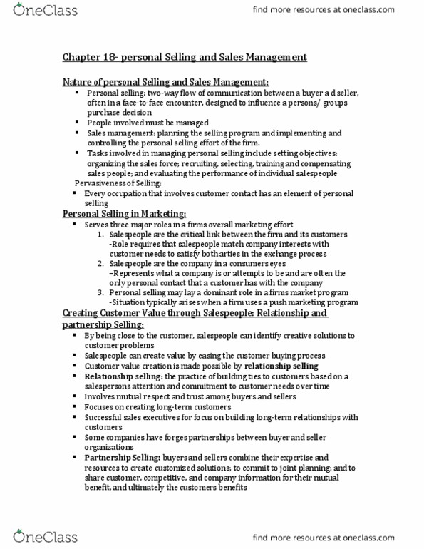 MCS 1000 Lecture Notes - Lecture 18: Customer Experience, Takers, Customer Relationship Management thumbnail