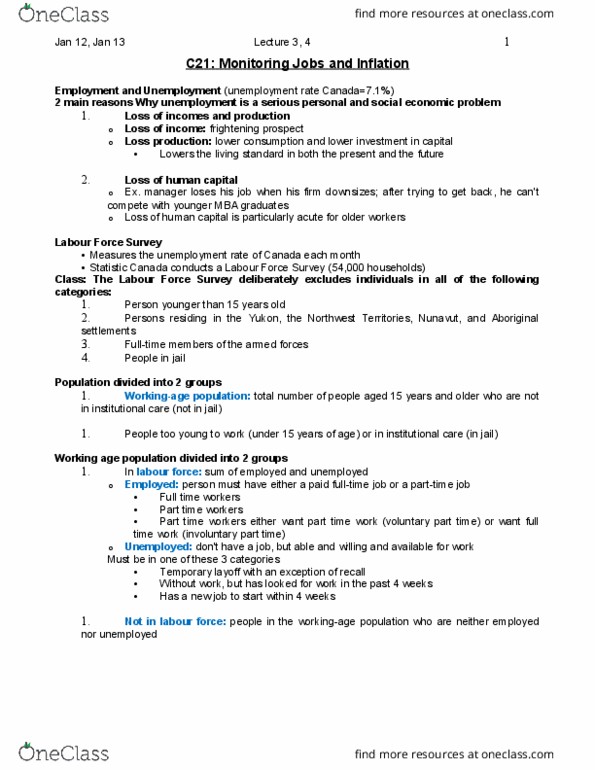 ECON102 Chapter Notes - Chapter 21: Business Cycle, Tute, Real Wages thumbnail