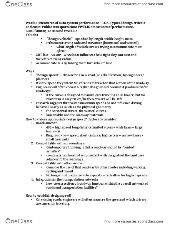 PLAN203 Lecture Notes - Lecture 11: Mode Choice, Electronic Toll Collection, Management System thumbnail