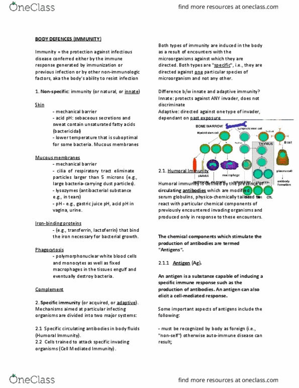 HSS 1100 Lecture Notes - Lecture 2: Cell-Mediated Immunity, Antimicrobial Resistance, Globulin thumbnail