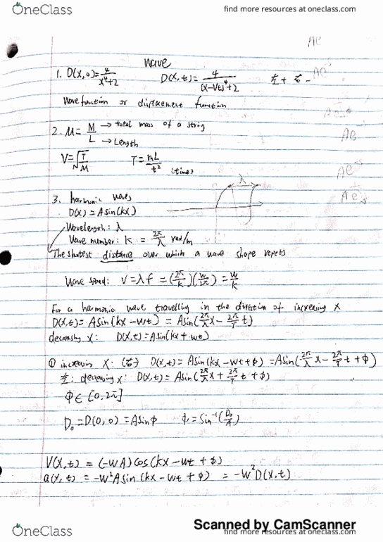 physics 101 lecture notes