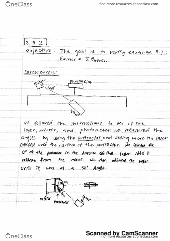 PHYSICS 3LC Lecture Notes - Lecture 3: Photometer, Lordi, Hector thumbnail