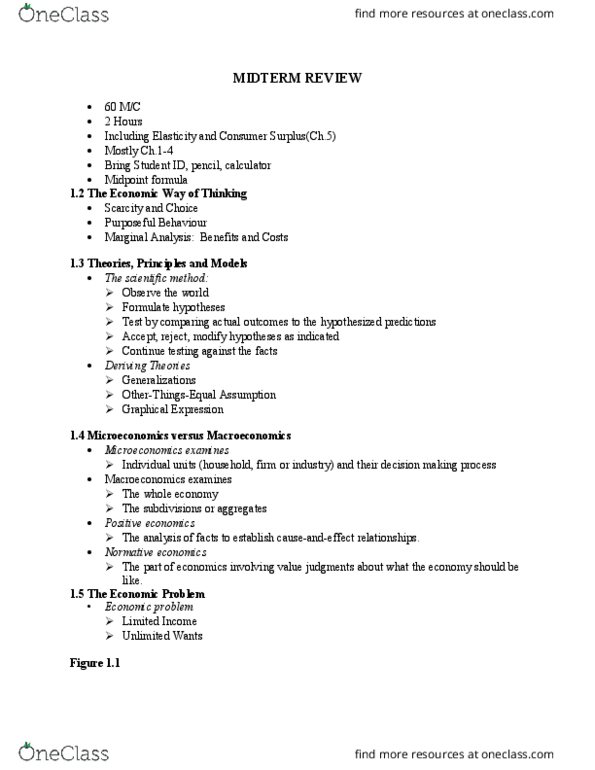 ECN 104 Lecture Notes - Lecture 4: Economic Surplus, Scientific Method, Full Employment thumbnail