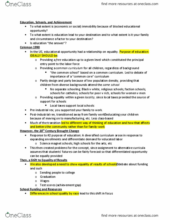 GOVT 2225 Lecture Notes - Lecture 10: Natural Experiment, Government Spending, James Samuel Coleman thumbnail