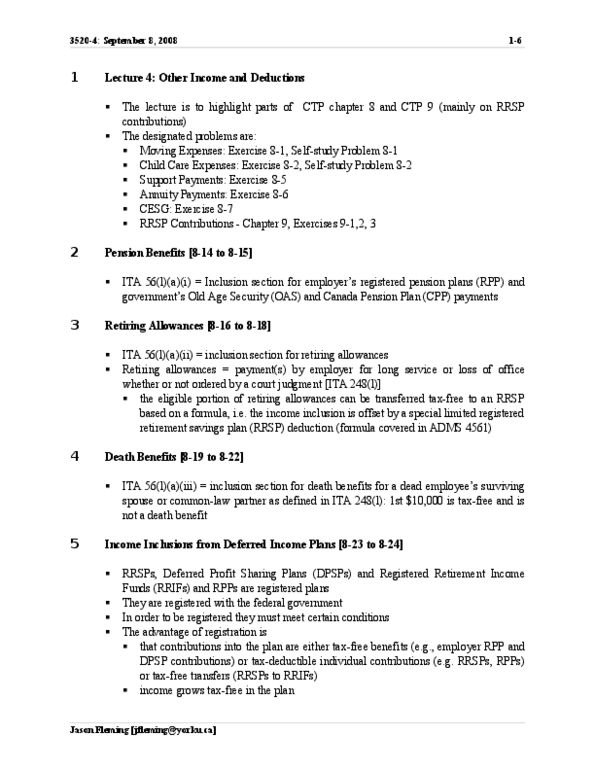 ADMS 3520 Lecture Notes - Leap Year, Unemployment Benefits, Savings Account thumbnail