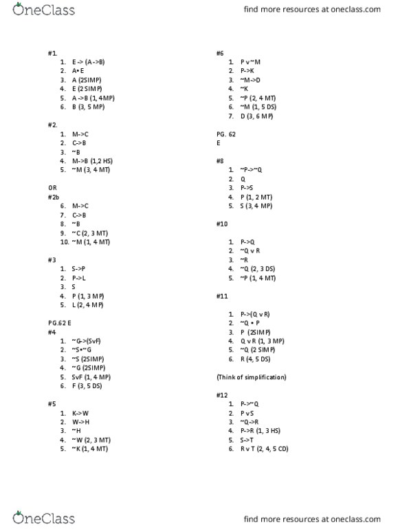 PHI 1101 Lecture 7: 7 - Friday, January 31st (practice with argument forms) thumbnail