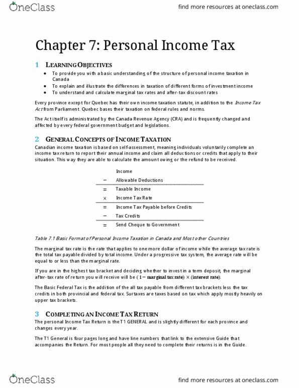 BU413 Chapter 7: Personal Income Tax thumbnail