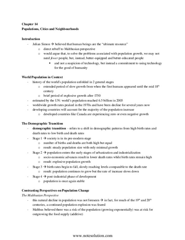 SOC102H1 Chapter 14: social problems chapter 14 notes thumbnail