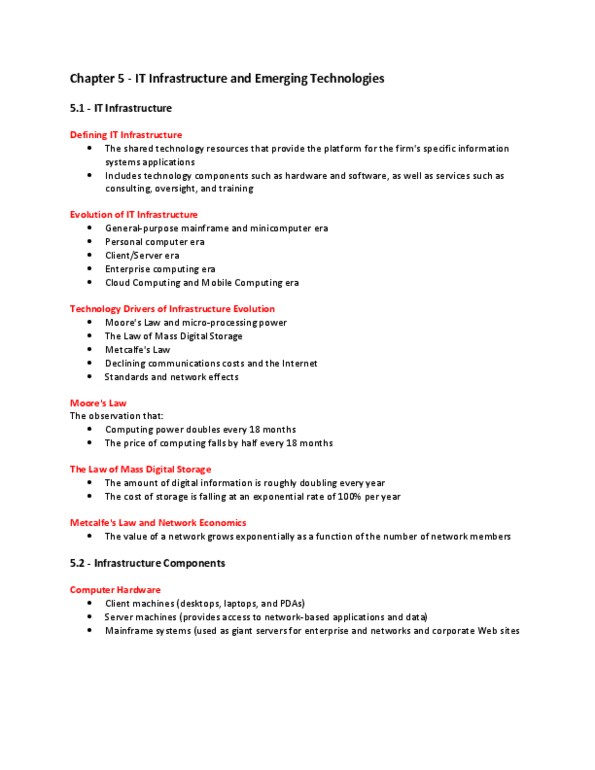 ITM 100 Chapter Notes - Chapter 5: Outsourcing, Scalability, Java Virtual Machine thumbnail