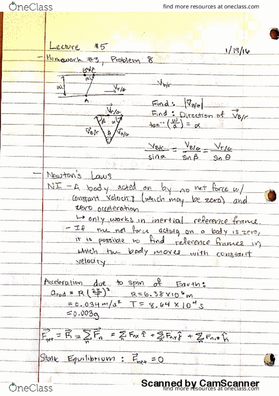 PHYSICS 1A Lecture 5: Lecture 5 thumbnail