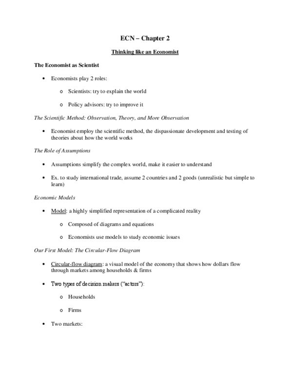 ECN 104 Chapter Notes - Chapter 2: Business Cycle, Fiscal Policy, Macroeconomics thumbnail