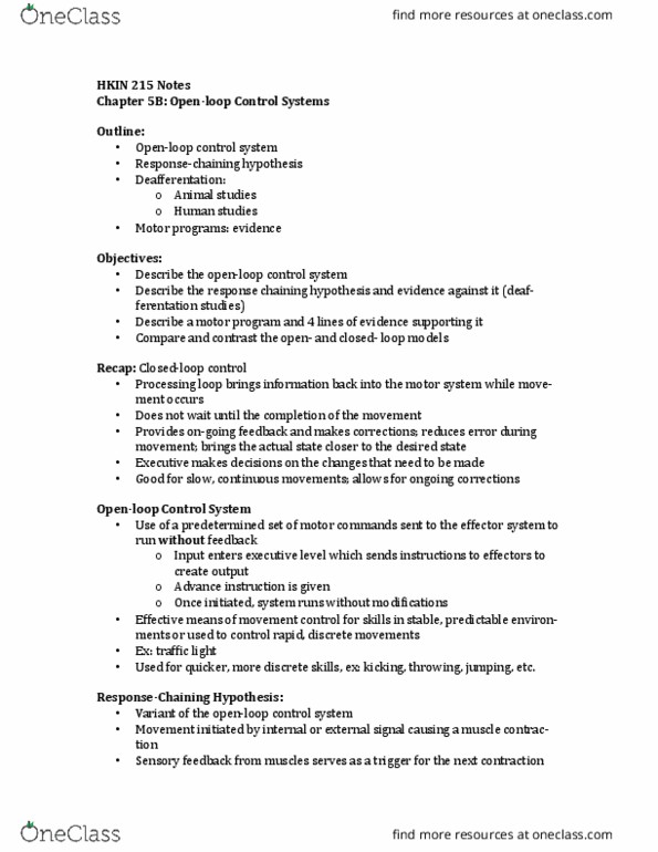 HKIN 215 Lecture Notes - Lecture 6: Triceps Brachii Muscle, Sensory Nerve, Local Anesthetic thumbnail