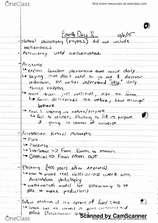 HIST 3A Lecture Notes - Lecture 4: Mathematical Model thumbnail