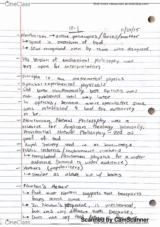 HIST 3A Lecture Notes - Lecture 17: Uble, Leyden Jar, Electrostatic Generator thumbnail