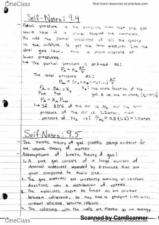 CHEM 20B Chapter Notes - Chapter 9: Statistical Weight thumbnail