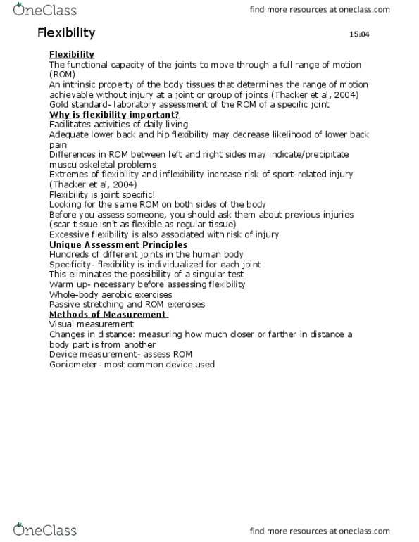 KIN 3502 Lecture Notes - Lecture 3: Anatomical Terms Of Motion, Goniometer, American Medical Association thumbnail