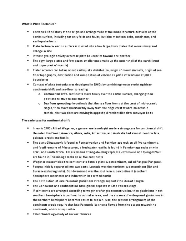 EESA06H3 Chapter Notes - Chapter 3: Rock Magnetism, Unconformity, Bedform thumbnail