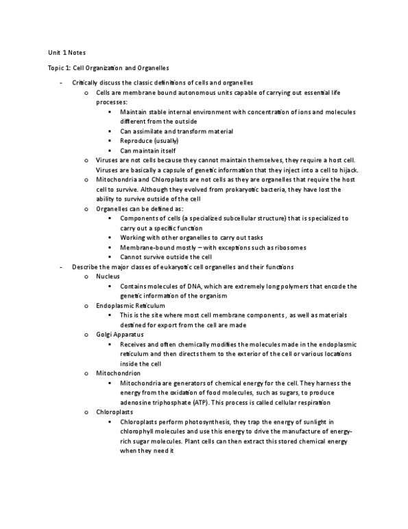 BIOL 200 Lecture Notes - Surface Detail, Antibody, Scanning Electron Microscope thumbnail