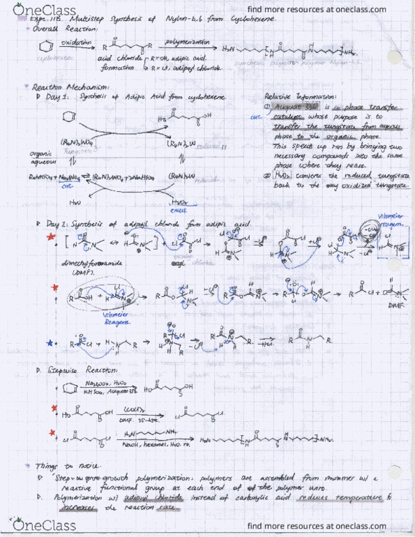 CHEM 6BL Lecture Notes - Lecture 2: Polymerization, Tungstate, Narn thumbnail