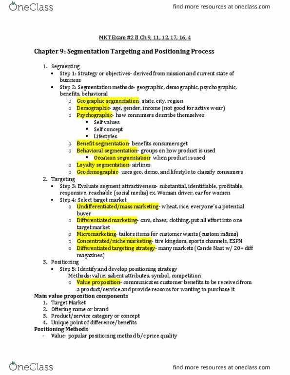 MKT 201 Lecture Notes - Lecture 2: Reverse Engineering, Walgreens, Test Market thumbnail