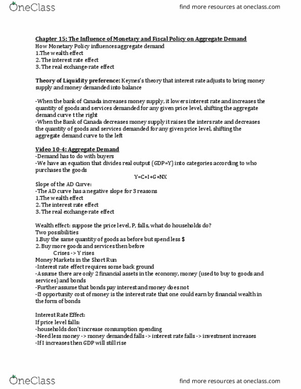 ECON 1BB3 Chapter Notes - Chapter 5: Government Spending, Business Cycle, Lead thumbnail